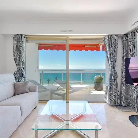 2-br Sea View Private Parking Walk To Beaches Cannes